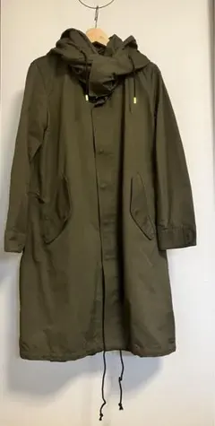 THE RERACS ザリラクス モッズコート ロング カーキ 36 THE RERACS（ザ リラクス） ザ リラクス 19AW モッズコート 19FW-RECT