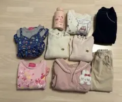 キッズ服　まとめ売り　女の子　100cm　冬服　春服　ノベルティ付き
