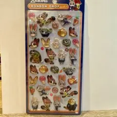 第一弾　ズートピア　ボンボンドロップシール　通常サイズ　大サイズ