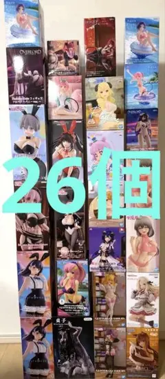 着せ恋　ToLOVEる　宇崎ちゃん　他　美少女フィギュア　26個　まとめ売り