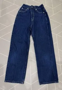 GRL ダークブルー ストレートレッグ デニム M fo1487