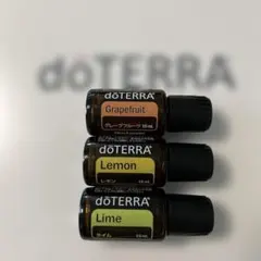 doTERRA 3本セット レモン グレープフルーツ オレンジ 2030.04 - メルカリ