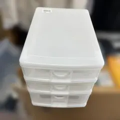 エルピス A-512 3段 引き出し収納ケース　26cm✖️18cm✖️21cmのサムネイル