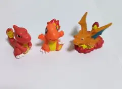 ポケモンキッズ　指人形☆ヒトカゲ☆リザード☆リザードン