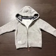 NEXT フード付きジップアップ トレーナー