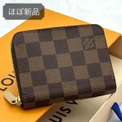 【ほぼ新品】ルイヴィトン ダミエ ジッピー コインパース コインケース 茶