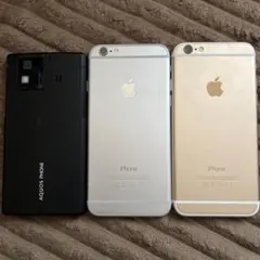 iPhone6 2台　＋　AQUOS セット売り