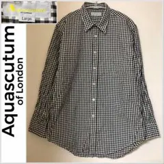 Aquascutum ギンガムチェック シャツ