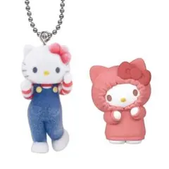 ミニチュアチャーム　ライブキャラクター　キティ　むぎゅぎゅ！パーカーフィギュア