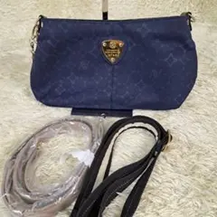 ✨希少 美品✨アタオ ショルダーバッグ チヴィ 2way モノグラム 紺 ✨希少 美品✨アタオ ショルダーバッグ チヴィ 2way モノグラム 紺