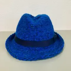 ◆美品　CA4LA カシラ　中折れハット　ブルー