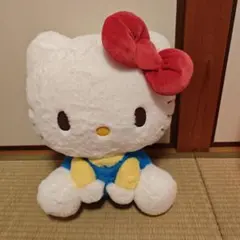 ハローキティ ぬいぐるみ 大きめ 赤いリボン付き