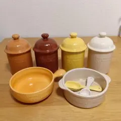 クリヤマ　食器　キャニスター　8点セットのサムネイル
