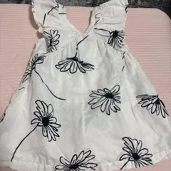 美品ZARAキッズリネンワンピース92のサムネイル