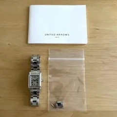UNITED ARROWS スクエア メタル 腕時計 レディース シチズン製
