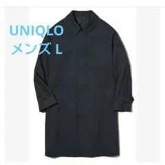 ネイビー ステンカラーコート