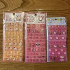 タイルシール　3種　ウサハナと日焼けキティ2種 新品未使用