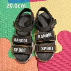 KANGOL スポーツサンダル ブラック/ホワイト