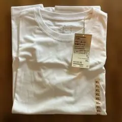 無印良品 天竺編み クルーネック半袖Tシャツ 白 XLのサムネイル