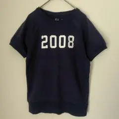 Coen コーエン プリント ロゴ Tシャツ 半袖 140 ネイビー 紺のサムネイル