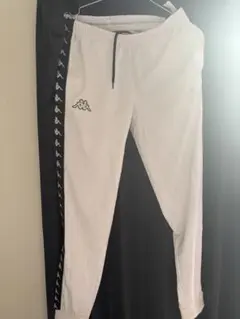 Kappa ホワイトパンツ サイドロゴデザイン