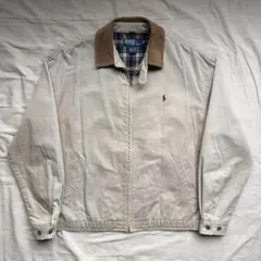 【90s】Ralph Lauren スウィングトップ 襟 コーデュロイ ベージュ