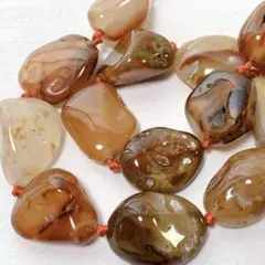 bi245/SALE！天然石◇アゲート　1連