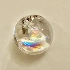 天然石 水晶 アイリスクオーツ 丸玉 スフィア レインボー