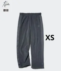 UNIQLO＆NEEDLES フリースワイドパンツ ダークグレー XS