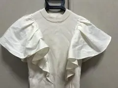 INGNI 異素材フリルニット