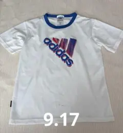 アディダス キッズ Tシャツ ホワイト 白 150 ClimaLite