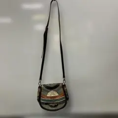 ストライプ柄 小型ショルダーバッグ