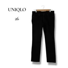 UNIQLO ユニクロ　レディース　スキニーデニム　ジーンズ　ブラック　26