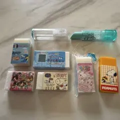 キャラクター消しゴム 7個セット