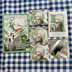 ダンガンロンパ カラオケの鉄人 コラボ ドット 缶バッジ 狛枝 凪斗 ダンガンロンパ カラオケの鉄人 コラボ ドット 缶バッジ 狛枝 凪斗