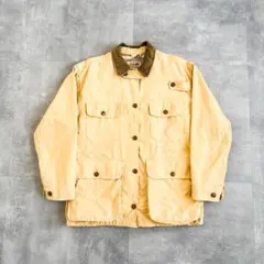 90s Calvin Klein イエロー コーデュロイ襟 ワーデンジャケット