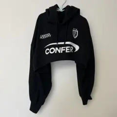 ピンクラテ　ブラック パーカー 140サイズ