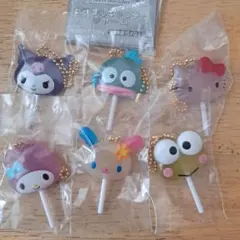 サンリオキャラクターズ　カラフルキャンディチャーム　全6種コンプリートセット♪