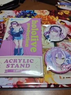 ホロライブ　 常闇トワ　 アクリルスタンド　缶バッチ　3点セット