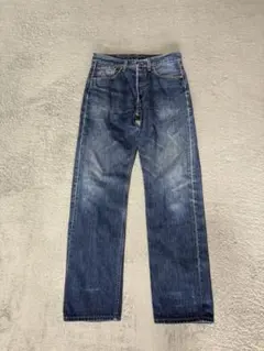 Levi's 復刻 502XX ビッグEダークブルー ストレートデニム - メルカリ