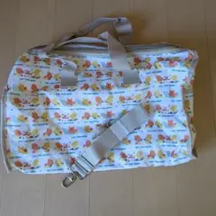 美品　動物柄 ボストンバッグ　ルルロロ