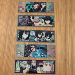 鬼滅の刃　ロングステッカー　５枚