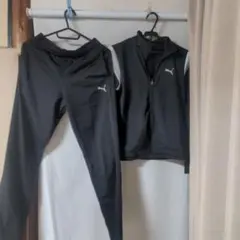 PUMA ブラック ジャージセット 160