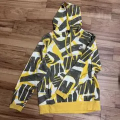 美品　Nike パーカー ナイキ　イエロー　L 裏起毛　トレーナー