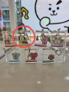 BT21 ガチャ SNS 風アクリルキーホルダー CHIMMY