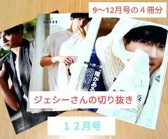 ジェシーさんの切り抜き☆Safari 2026年9,10,11,12月号の4冊分