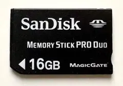 SanDisk メモリースティック PRO Duo 16GB 01