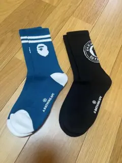未使用A BATHING APE ソックス 25-27cm 2足セットのサムネイル