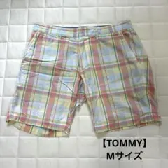 TOMMY マドラスチェックショートパンツ M 綿100%のサムネイル