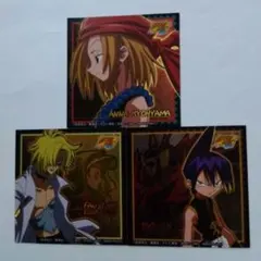 シャーマンキング ジャンプフェア アニメイト2002 シール 3枚セット